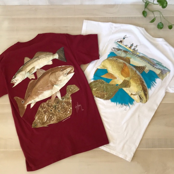 Guy Harvey Other - 2 for 1 - both t-shirts - Guy Harvey fishing T-shirts sold together. Lot
